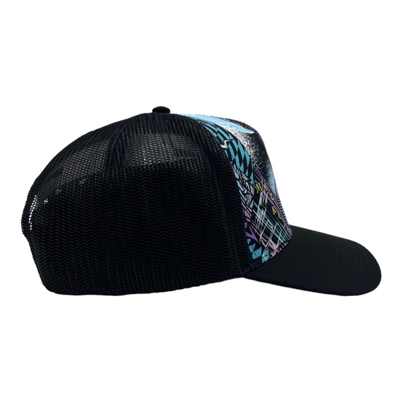 NEFF Men's Fresh Adjustable Snapback Cap - Violet/Purple With Word Embroidery - View #5